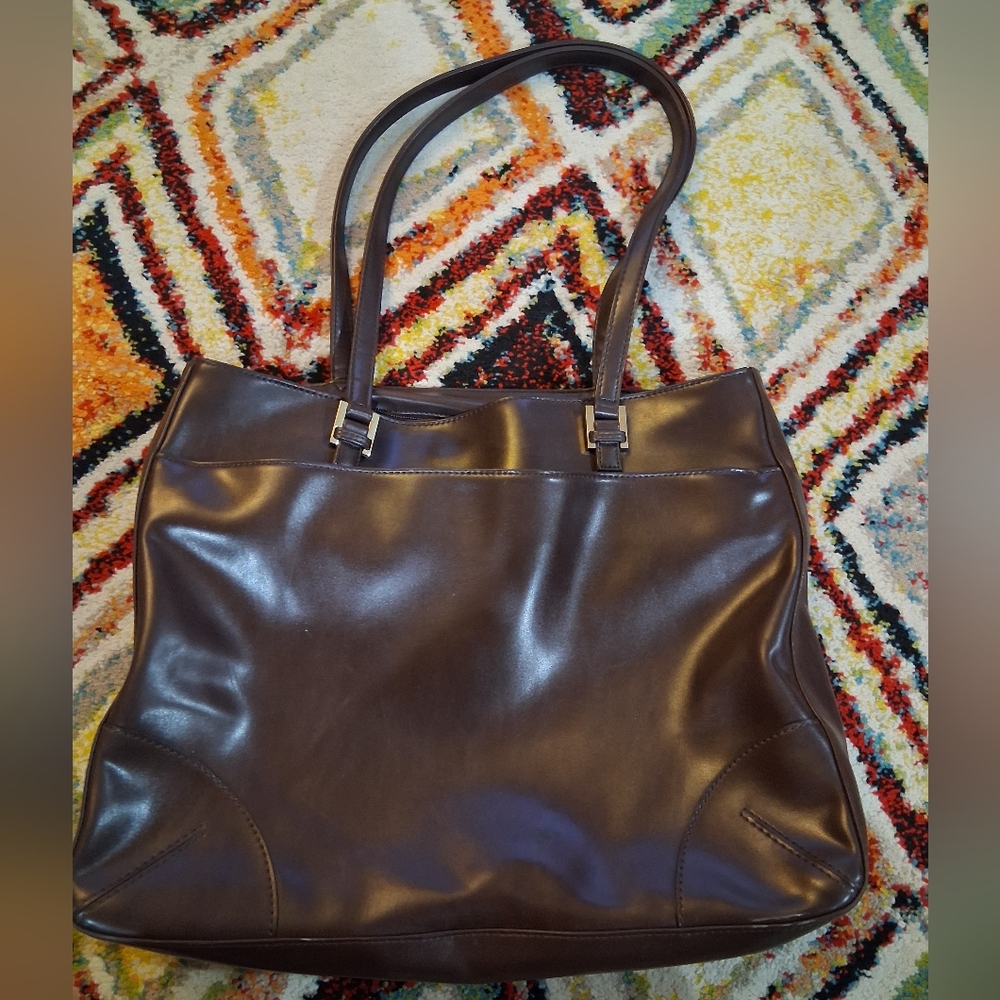 Brown Leather Tote Bag